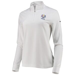 2020 Ryder Cup Nike Women's Large Victory Performance Half-Zip Jacket - White